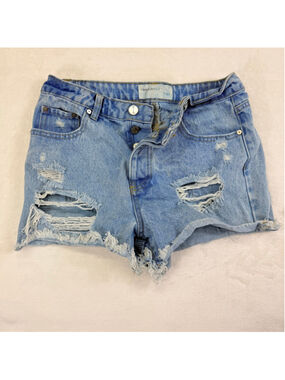 Juniors Banjara‎ Light Blue Distressed Jean Shorts Size 7